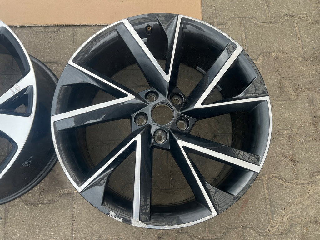 1x Alufelge 19 Zoll 8.0" 5x112 45ET Glanz Graphit 57A601025R Mg Kodiaq Rim Wheel