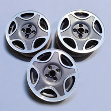 Load image into Gallery viewer, 1x Alufelge 15 Zoll 6.0&quot; 4x100 45ET Glanz Schwarz 1H0601025E Vw Rim Wheel