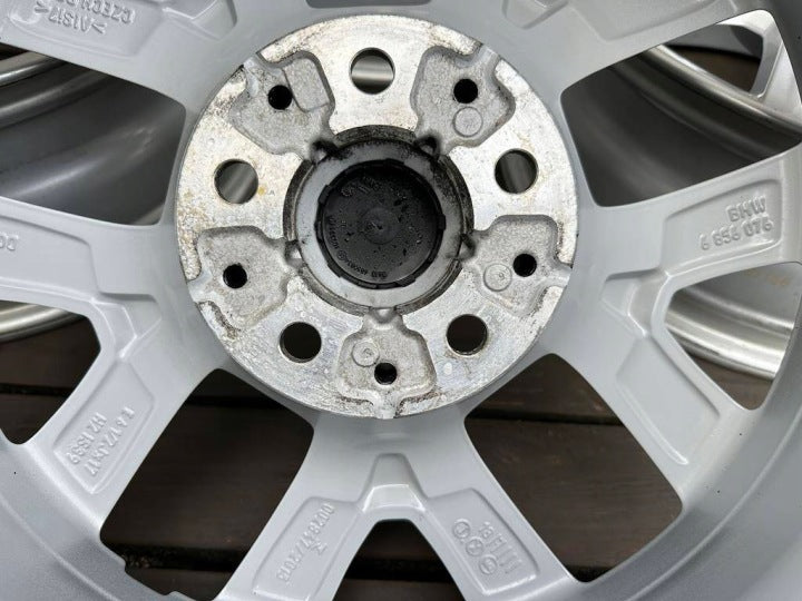 4x Alufelge 17 Zoll 6.5" 5x112 39ET Glanz Silber 6856076 BMW X1 F48 Rim Wheel FEL7050000420nu