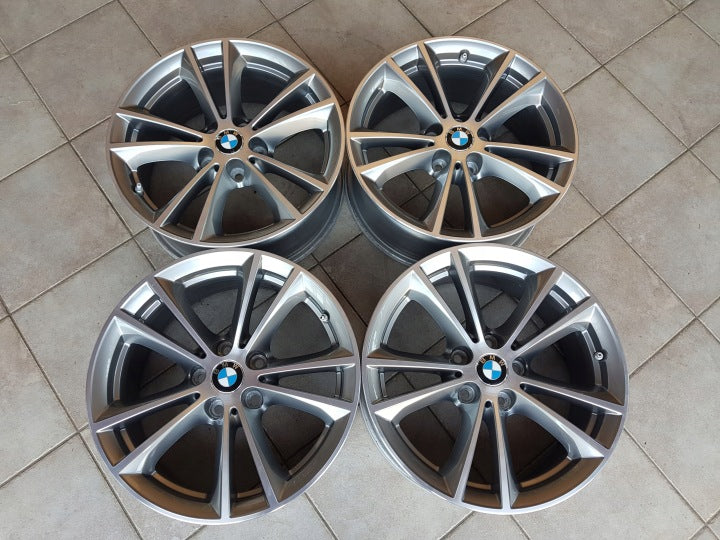 4x Alufelge 17 Zoll 7.5" 5x112 27ET Glanz Grau 6863417 BMW G31 G21 G30 G20 Mg 5 FEL5976003271ww
