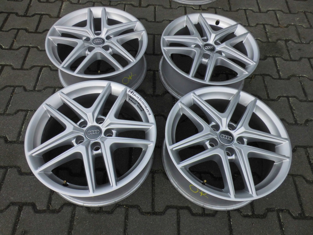 4x Alufelge 17 Zoll 6.5" 5x112 28ET Glanz Silber 8W9601025D Audi A4 Allroad B9 FEL6931924956tf