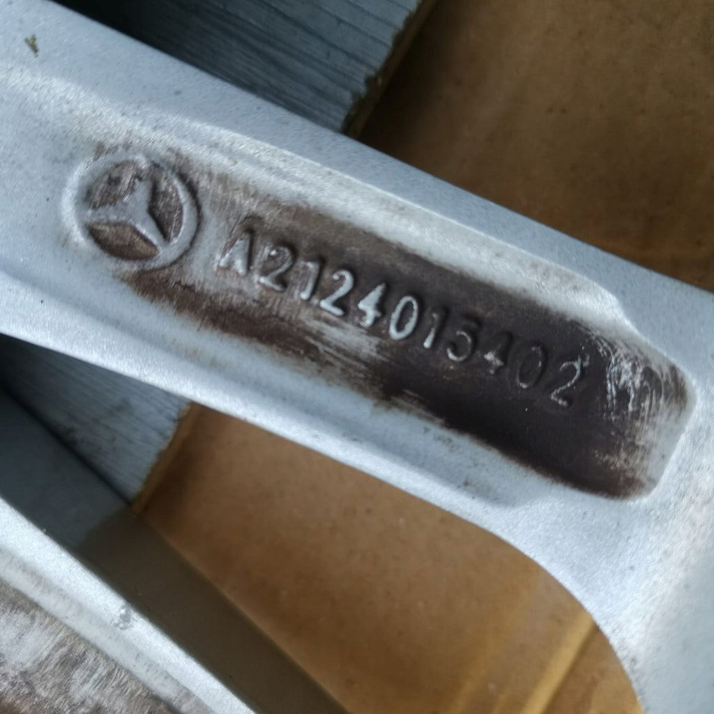 1x Alufelge 17 Zoll 8.0" 5x112 48ET Glanz Silber A2124015402 Mercedes-Benz W212 FEL3287385749wn