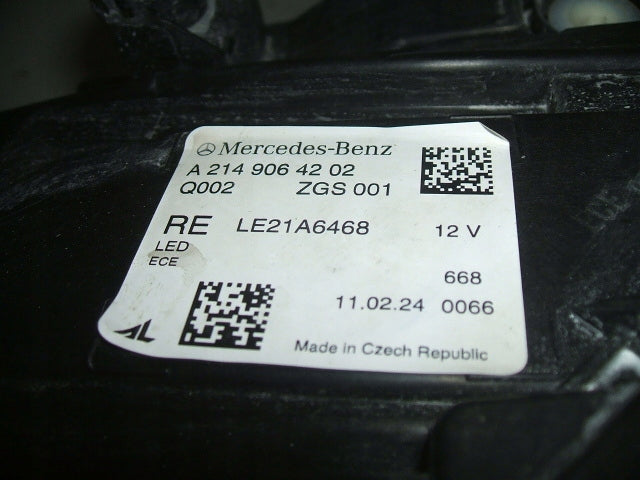 Frontscheinwerfer Mercedes-Benz A2149064202 LED Rechts Scheinwerfer Headlight SCH8172143313pp