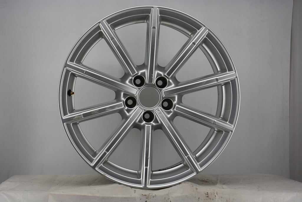 1x Alufelge 19 Zoll 8.0" 5x112 27ET Glanz Silber 8R0601025CD Audi Rim Wheel