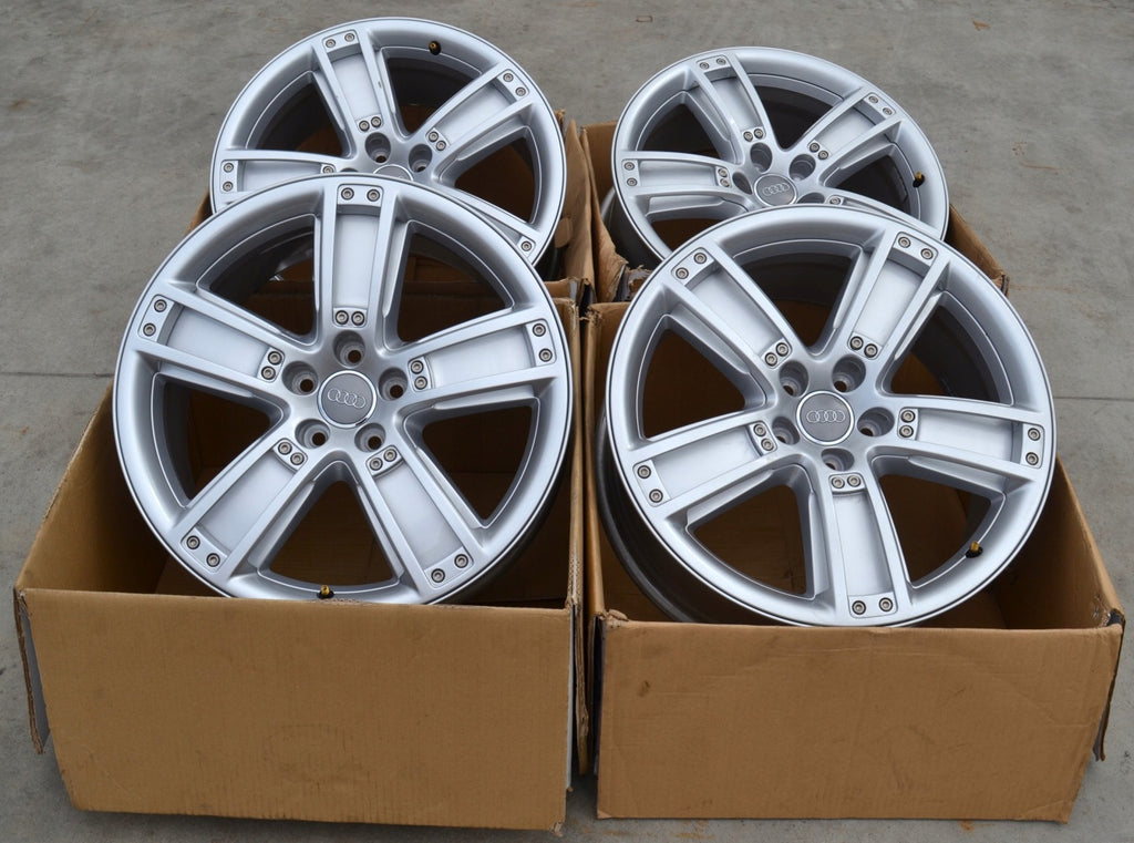 4x Alufelge 19 Zoll 8.0" 5x112 39ET Glanz Silber 8R0071499A Audi C7 Rim Wheel FEL2080067328tz
