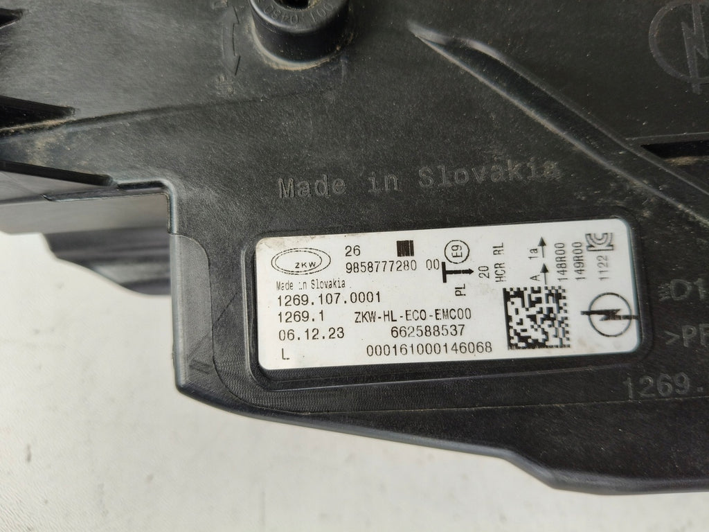 Frontscheinwerfer Opel Astra L 9858777280 Full LED Ein Stück (Rechts oder Links) SCH4133860001jf