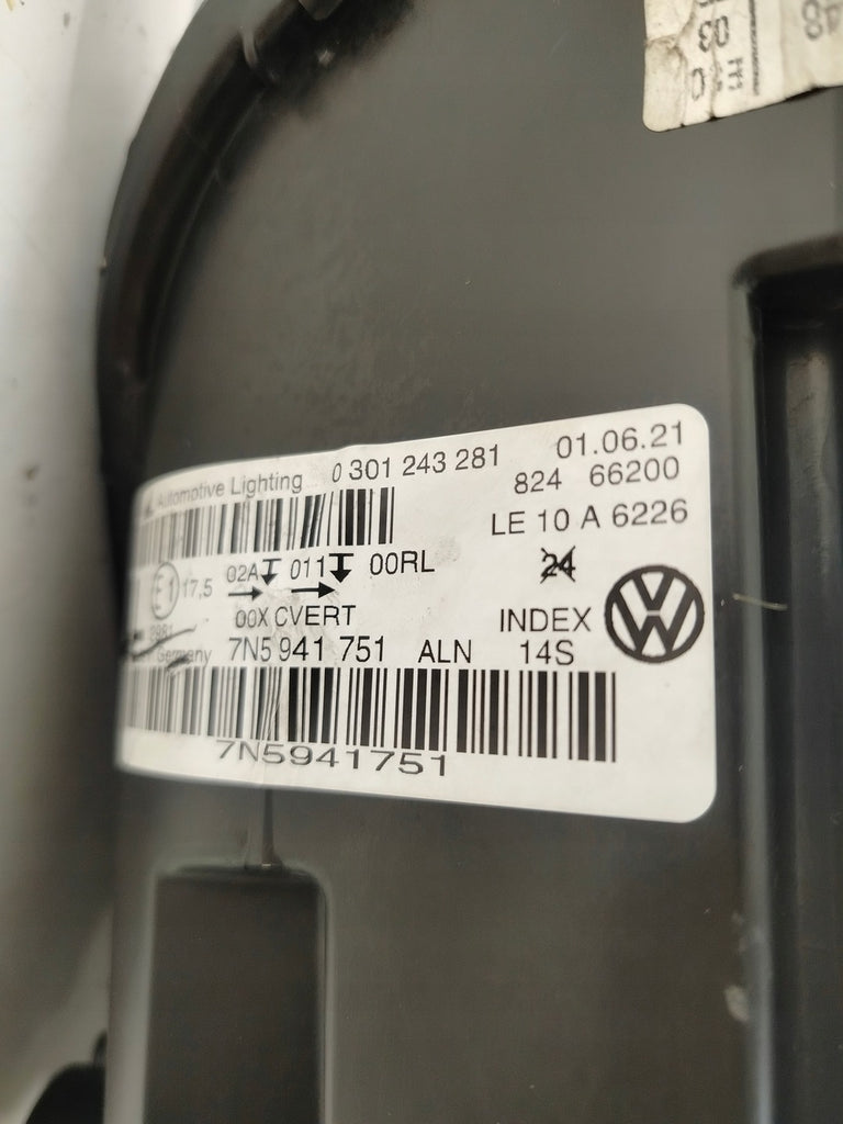 Frontscheinwerfer Seat Alhambra 7N5941751 Xenon Links Scheinwerfer Headlight