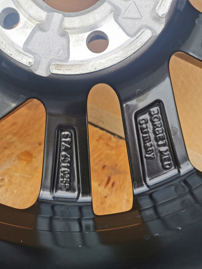 1x Alufelge 16 Zoll 6.5" 5x112 48ET Glanz Schwarz 5TA601025P Vw Rim Wheel FEL5152731291oo