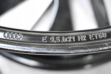 Load image into Gallery viewer, 1x Alufelge 21 Zoll 9.5" 5x130 60ET Glanz Schwarz 4J3601025AA Audi E-Tron Gt FEL9692272054xz