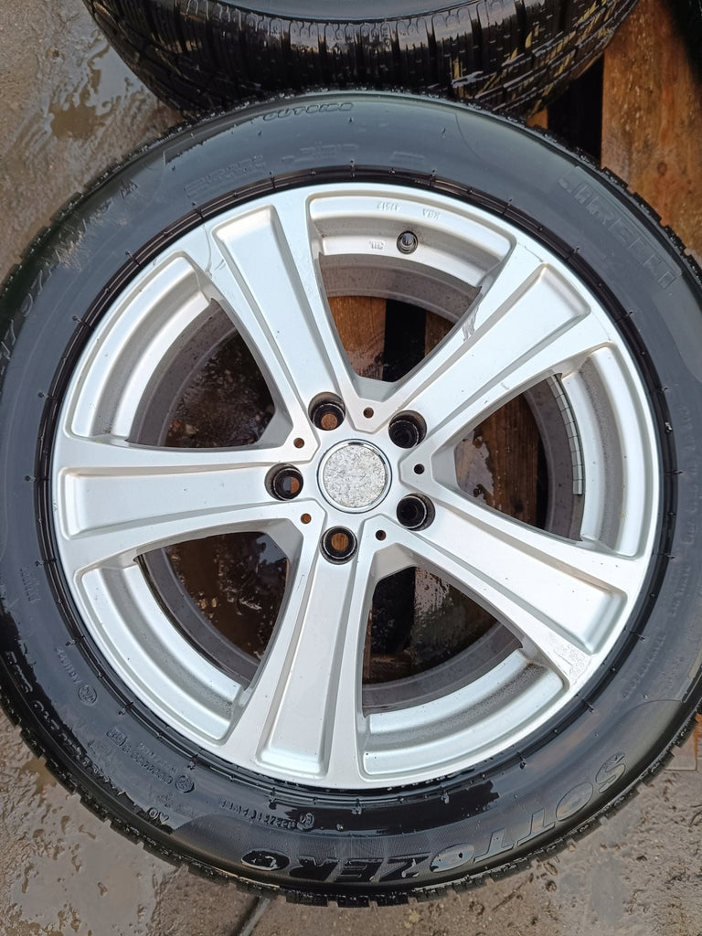 4x Alufelge 17 Zoll 7.0" 5x112 42ET Glanz Silber 8W0601025P Audi A4 B7 C5 FEL1493732103os