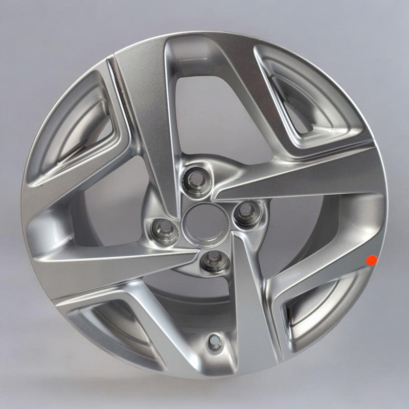 1x Alufelge 15 Zoll 6.0" 4x100 48ET Glanz Silber 52910K7100 Hyundai I10 III I20