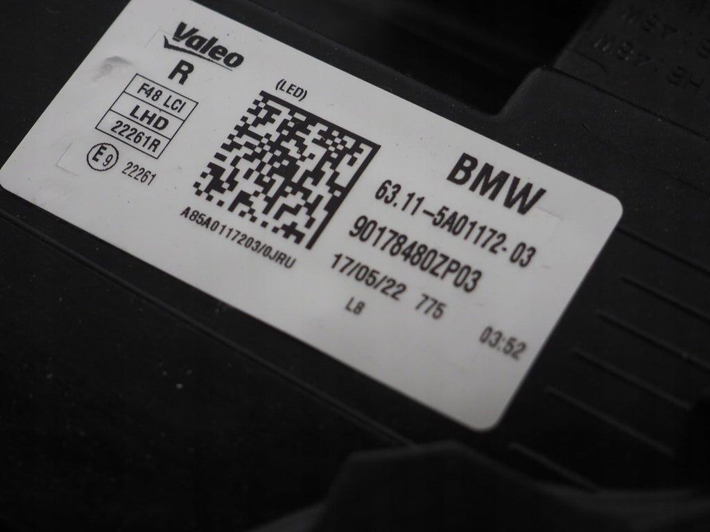 Frontscheinwerfer BMW X1 F48 5A01172 LED Rechts Scheinwerfer Headlight SCH6793139062nf