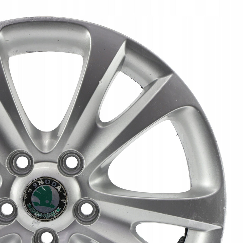 1x Alufelge 17 Zoll 7.5" 5x112 49ET Glanz Silber 3T0601025D Skoda Superb FEL6441346413xo