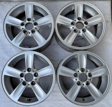Laden Sie das Bild in den Galerie-Viewer, 4x Alufelge 16 Zoll 7.0" 5x120 44ET Silber 6775619 BMW E88 E81 E82 E87 Rim Wheel FEL6568428042jq