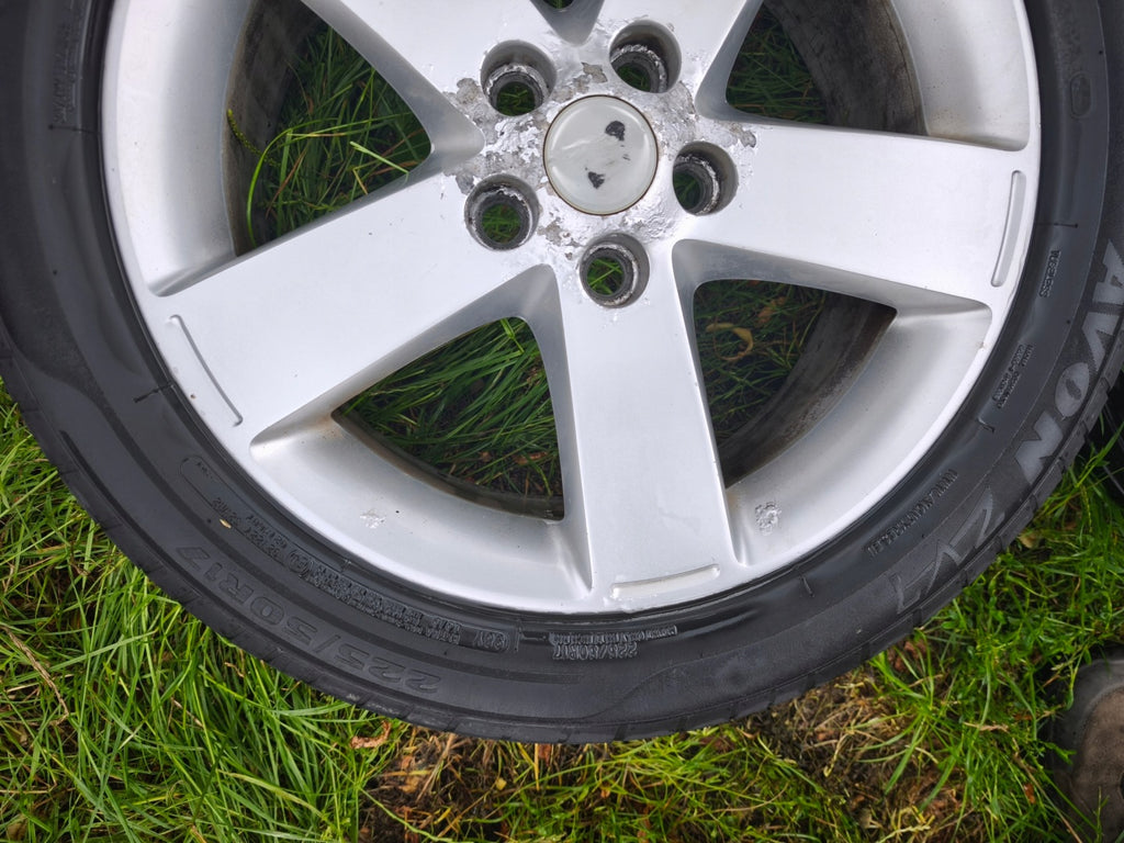 1x Alufelge 17 Zoll 7.0" 5x108 55ET Silber 7M2J-1007-AA Ford Mondeo Rim Wheel FEL2999024148pw