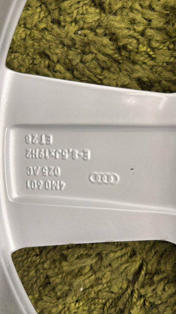 1x Alufelge 19 Zoll 8.5" 5x112 28ET Silber 4M0601025AC Audi Q7 Rim Wheel FEL9294108428xw
