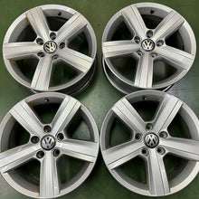 Load image into Gallery viewer, 4x Alufelge 16 Zoll 6.5" 5x112 46ET Glanz Silber 5G0601025BN VW Golf Vii FEL4480222494xk