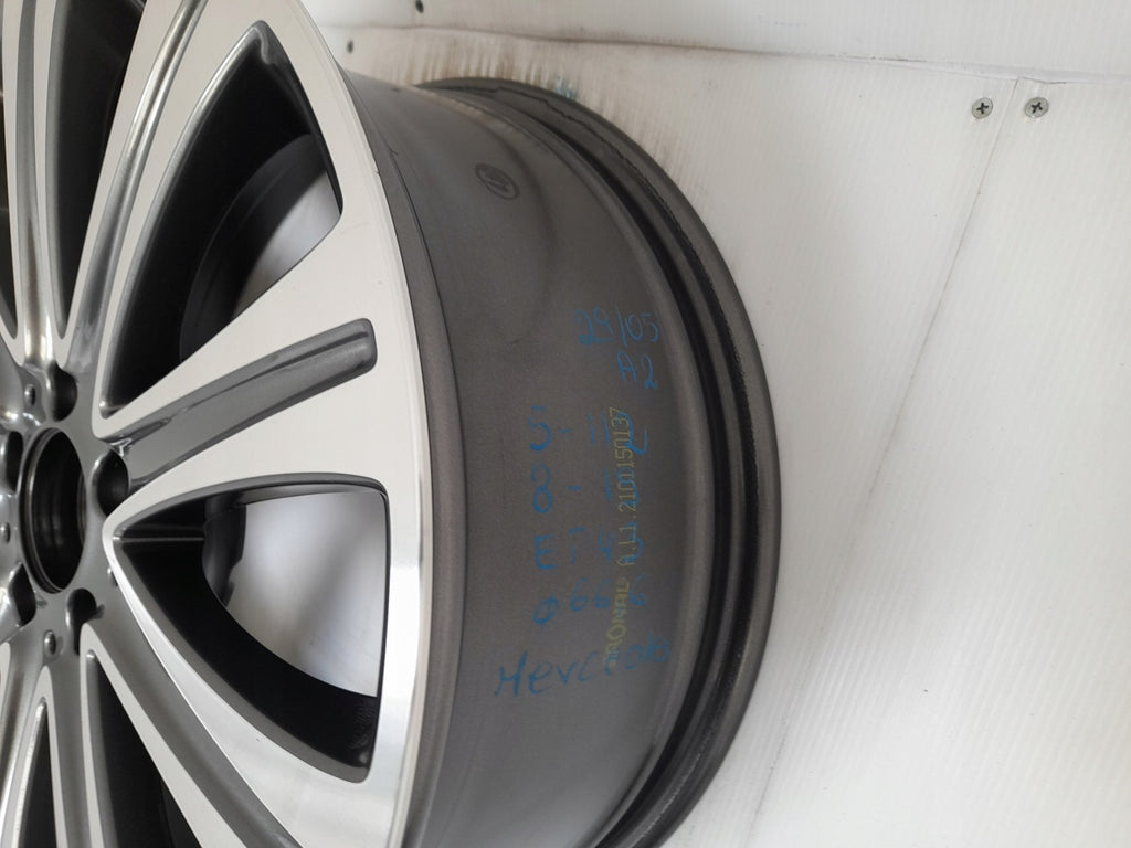1x Alufelge 19 Zoll 8.0" 5x112 43ET Glanz Graphit A2134010500 Mercedes-Benz Mg FEL7666306429sn