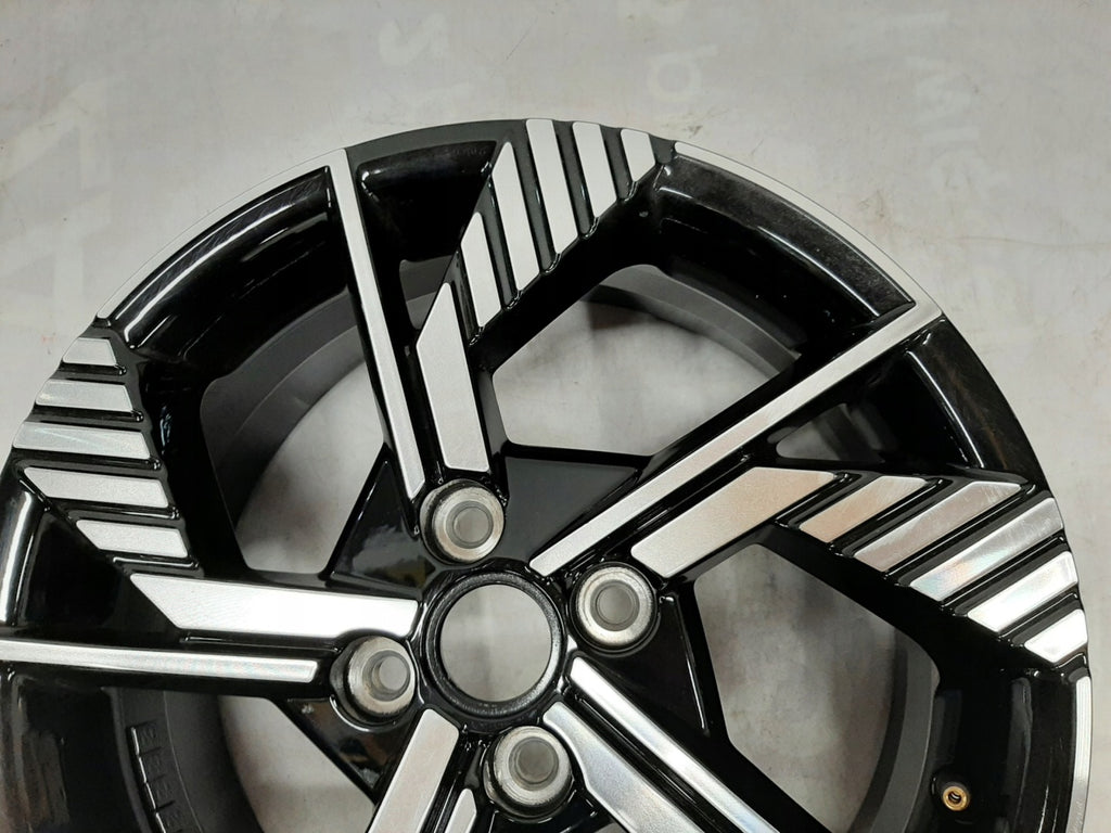 1x Alufelge 16 Zoll 6.5" 4x100 48ET Glanz Schwarz 52910-K7700 Hyundai I10 Iii FEL7554435209wz