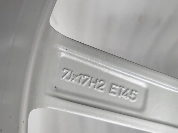 1x Alufelge 17 Zoll 7.0" 5x112 45ET Glanz Silber 5L0601025K Skoda Yeti 5l FEL1899823364fl
