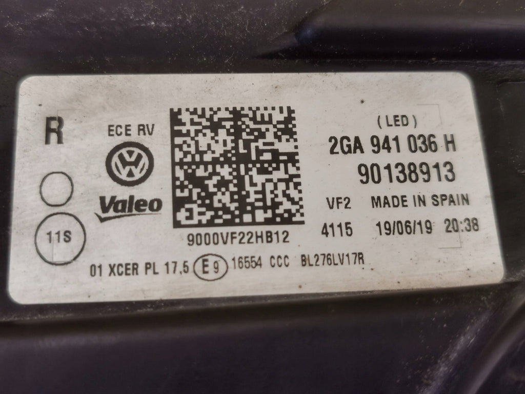 Frontscheinwerfer VW T-Roc 2GA941036H LED Rechts Scheinwerfer Headlight SCH8359643834xd