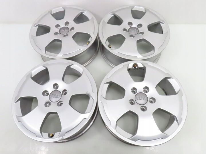4x Alufelge 17 Zoll 6.0" 5x112 48ET Silber 8P0601025F Audi A3 Rim Wheel FEL6240054105os