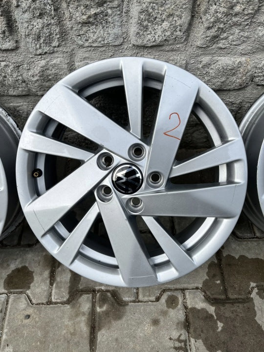 1x Alufelge 15 Zoll 7.0" 5x100 40ET 2Q0601025BB VW Polo Rim Wheel FEL6017672970kl