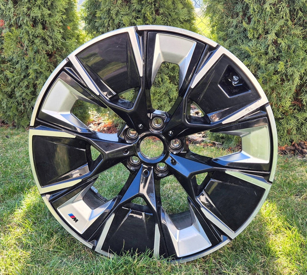 1x Alufelge 20 Zoll 8.0" 5x112 26ET Glanz Schwarz 7916267 BMW Ix3 G08 Rim Wheel FEL8762748337gc