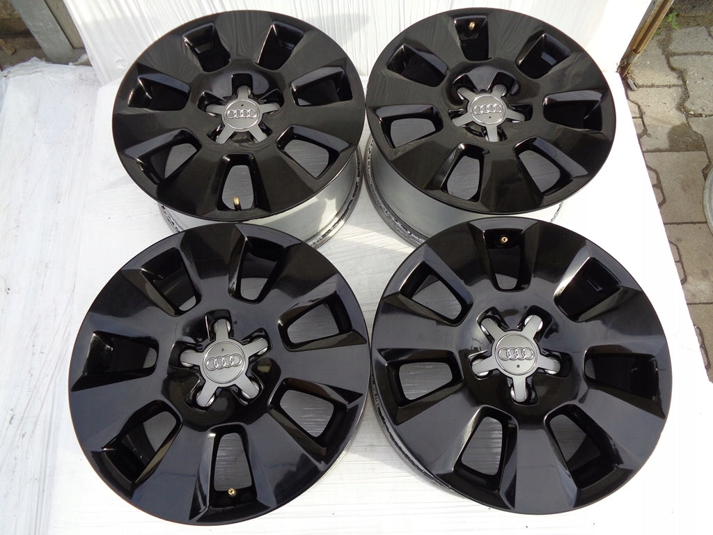 4x Alufelge 16 Zoll 7.5" 5x112 37ET Glanz Schwarz 4G0601025 Audi A6 Rim Wheel FEL4543006193vx
