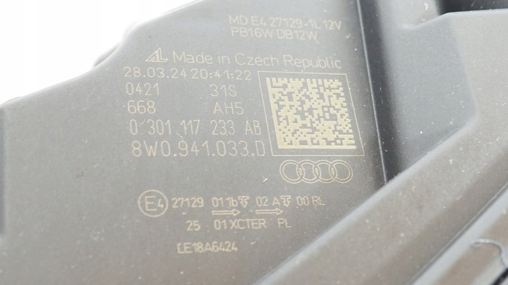 Frontscheinwerfer Audi A4 B9 8W0941033D Full LED Links Scheinwerfer Headlight SCH7420393937pg