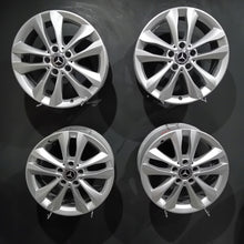 Laden Sie das Bild in den Galerie-Viewer, 4x Alufelge 17 Zoll 7.0" 5x112 48 5ET A2054018000- Mercedes-Benz W205 Rim Wheel FEL4346393404dc