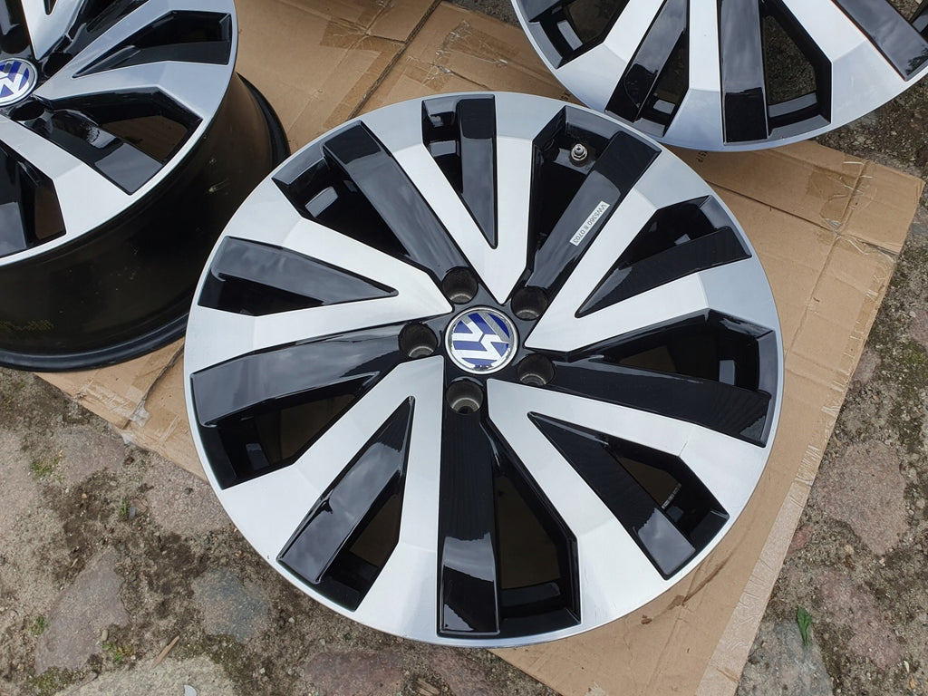 4x Alufelge 18 Zoll 8.0" 5x112 25ET Glanz Schwarz 760601025 Audi Q7 Touareg FEL8331508306oa