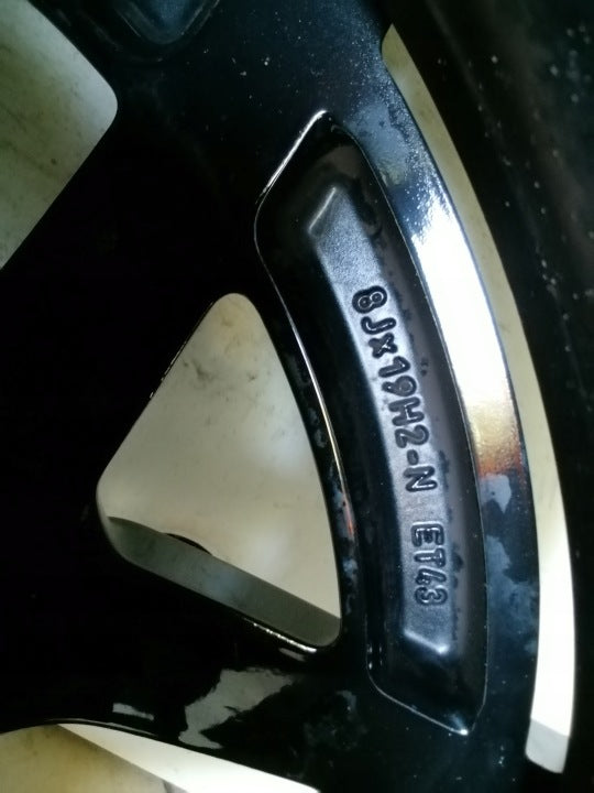 1x Alufelge 19 Zoll 8.0" 5x112 43ET Glanz Schwarz A2134016500 Mercedes-Benz Amg FEL3731960146of