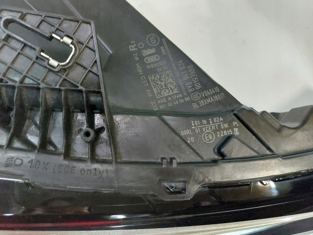 Frontscheinwerfer Audi A3 8Y0941034 Full LED Rechts Scheinwerfer Headlight