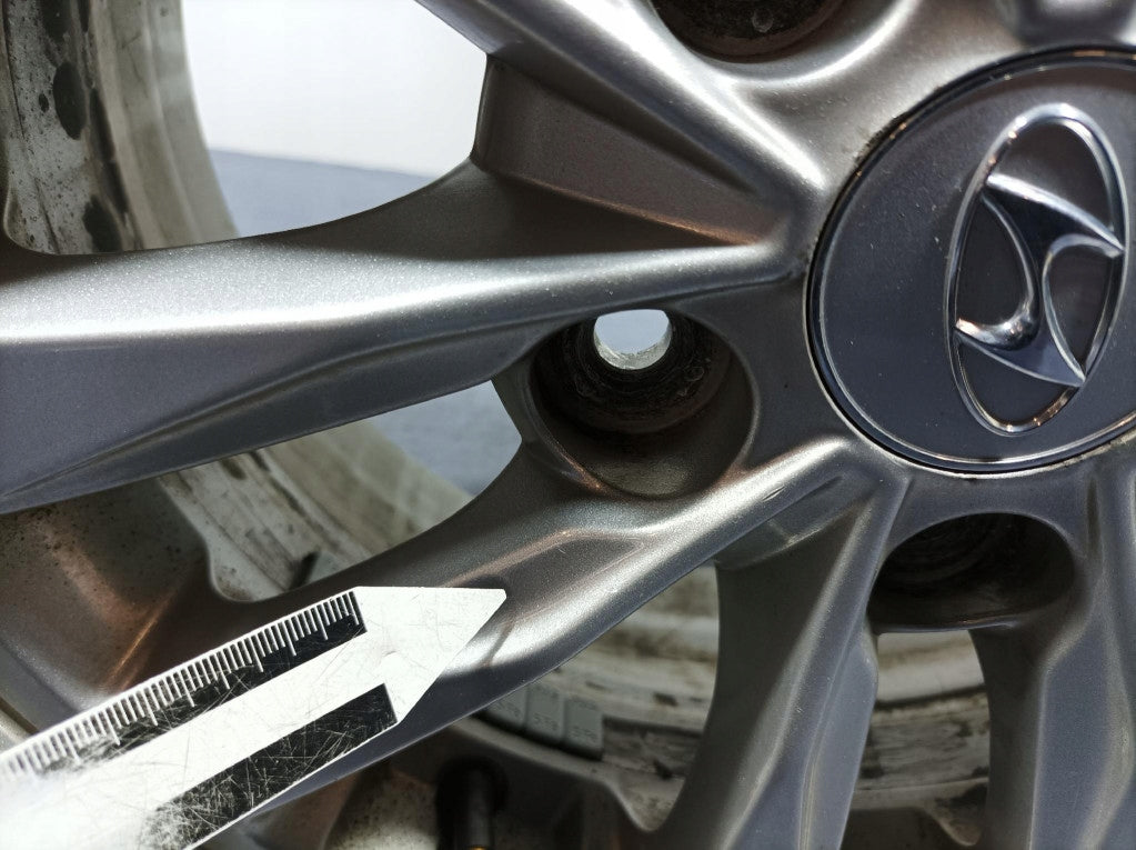 1x Alufelge 15 Zoll 6.0" 5x114.3 46ET Glanz Grau 52910G4100 Hyundai I Rim Wheel FEL4886902404dz