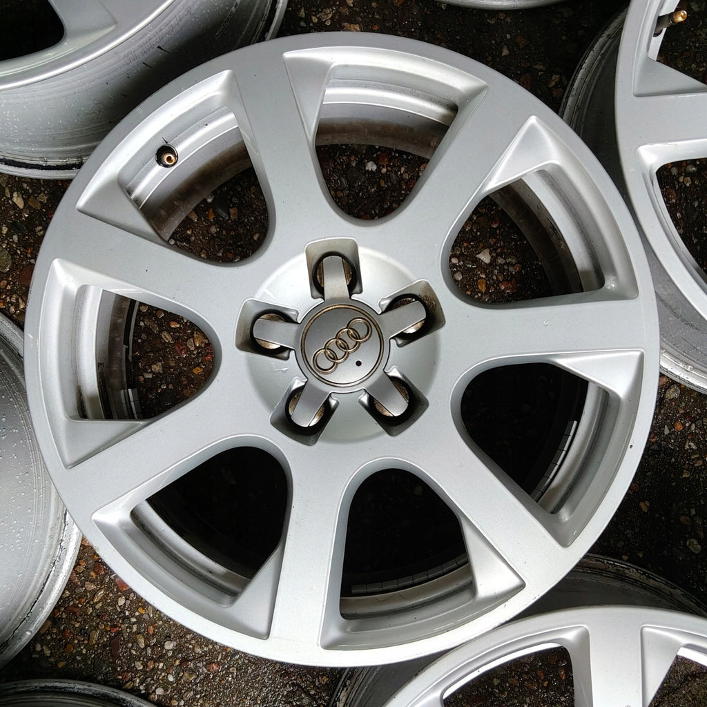 4x Alufelge 17 Zoll 7.0" 5x112 37ET Glanz Silber 8R0601025E Audi Rim Wheel FEL2313051245wb