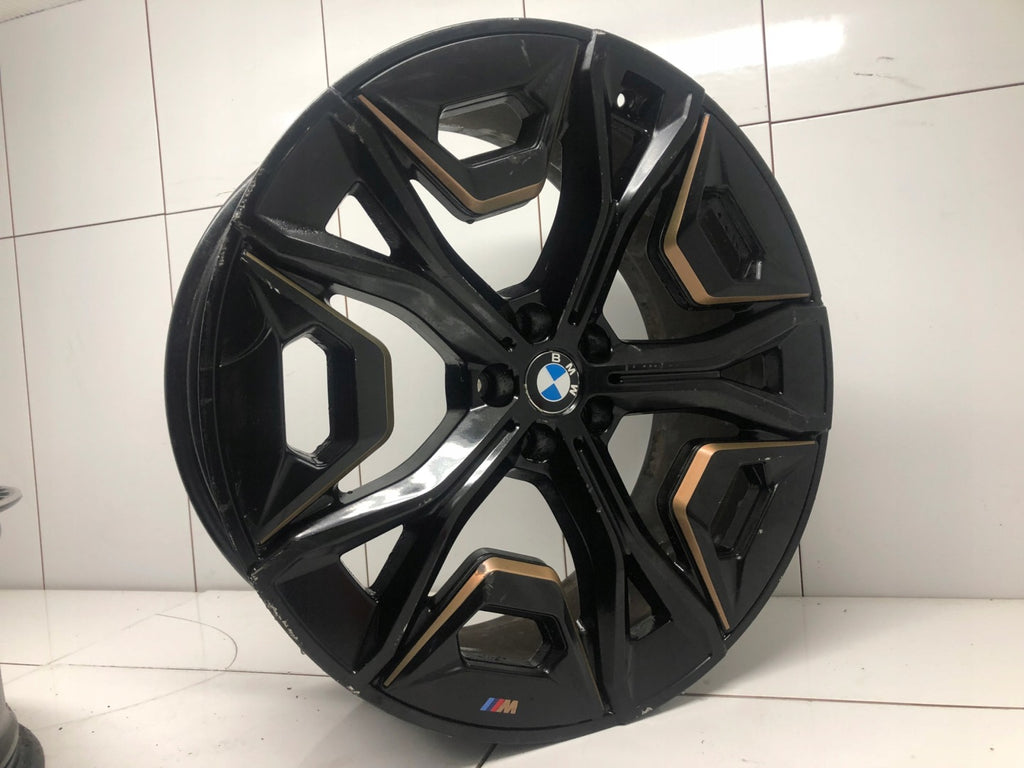 1x Alufelge 22 Zoll 9.5" 5x112 37ET Glanz Graphit 5A02659 BMW IX I20 Mg FEL3011924456lx