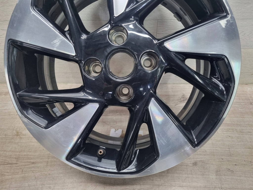 1x Alufelge 16 Zoll 6.5" 4x108 32ET Glanz Schwarz 9833892580 Opel Corsa F FEL5075820980gm