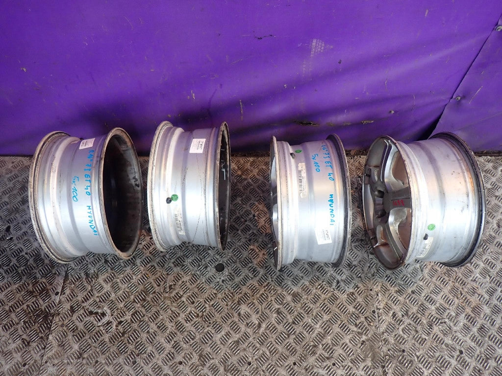 4x Alufelge 16 Zoll 7.0" 5x114.3 A2104011302 Hyundai I Rim Wheel FEL6562141420gm