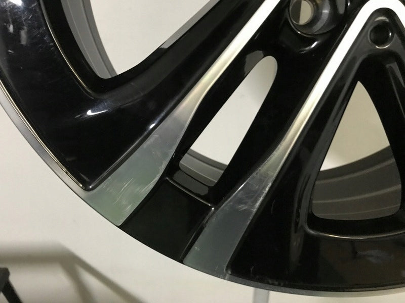 1x Alufelge 17 Zoll 6.5" 5x112 44ET Glanz Schwarz A1774012900 Mercedes-Benz