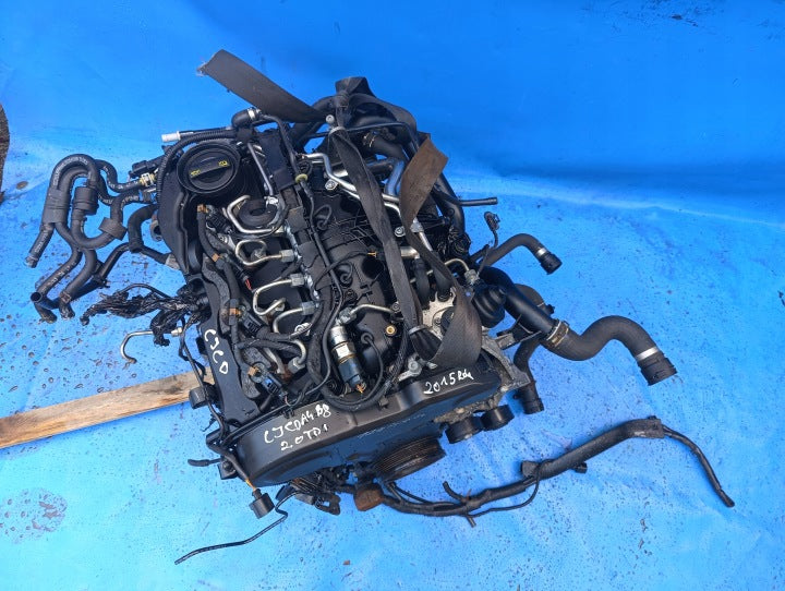Motor Audi A4 B8 CJCD 2.0 TDI 150PS 110kW 124TKm Diesel Engine Komplett MOT2314470189cl