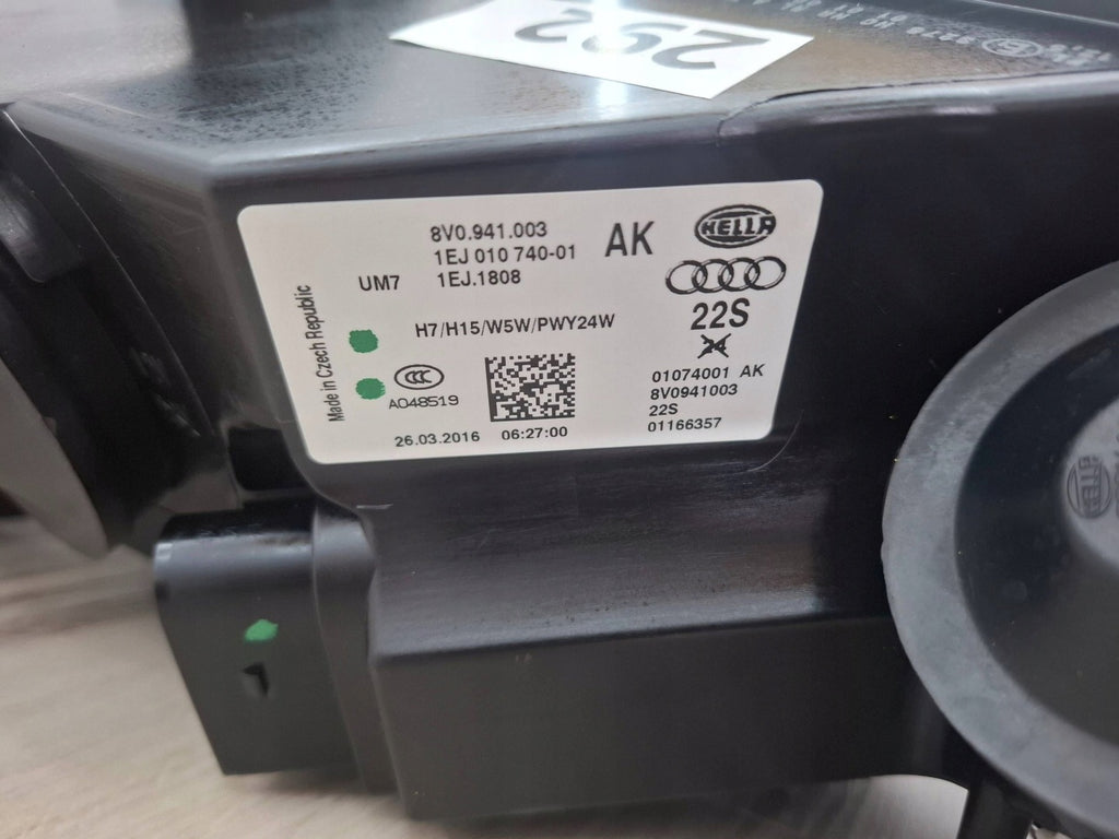 Frontscheinwerfer Audi A3 8V0941003 Links Scheinwerfer Headlight SCH4448969853bu