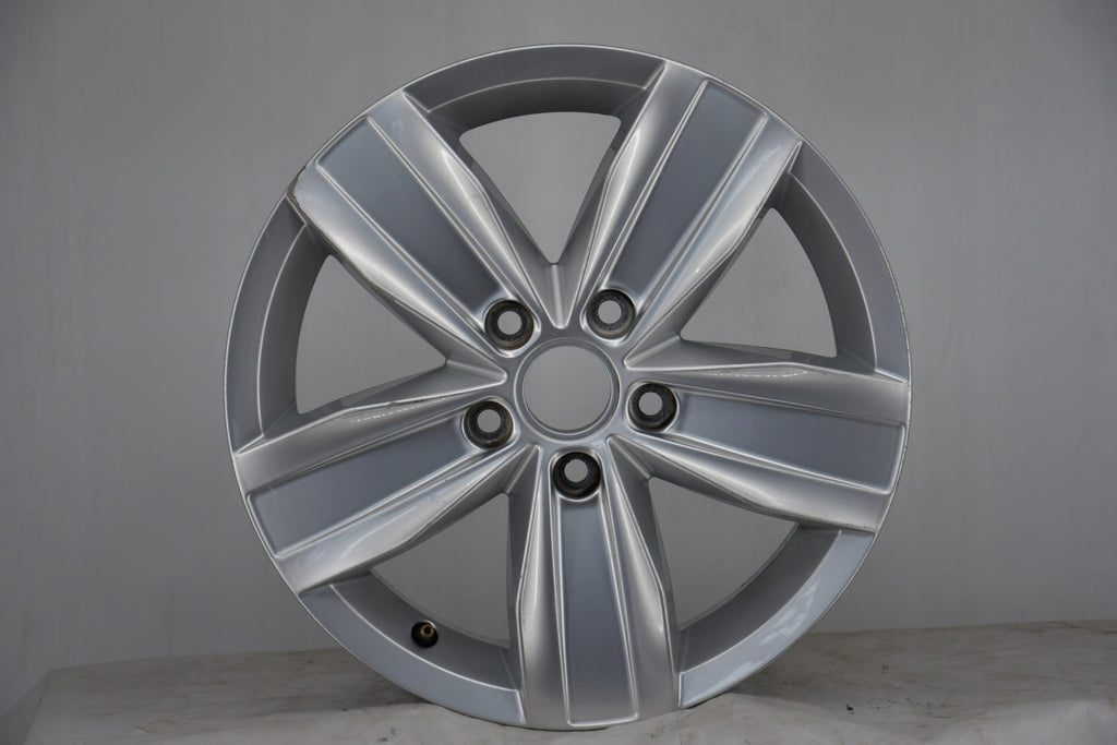 1x Alufelge 16 Zoll 6.0" 5x112 50ET Glanz Silber 2K5601025 VW Caddy Rim Wheel