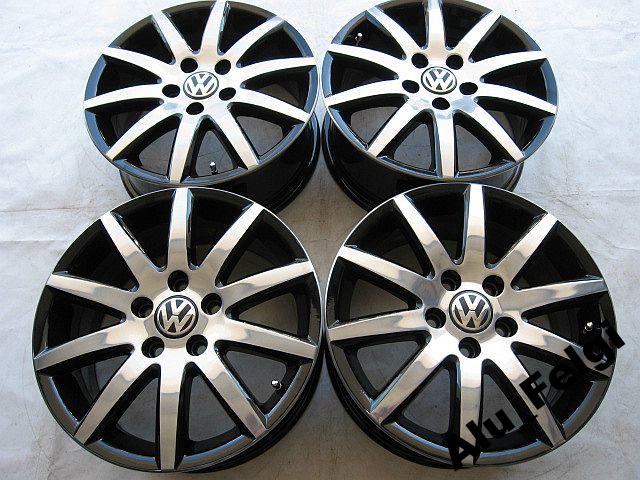 1x Alufelge 16 Zoll 6.5" 5x112 1K0601025F VW Jetta Rim Wheel