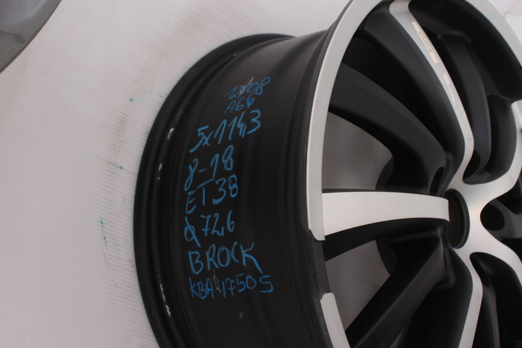 1x Alufelge 18 Zoll 8.0" 5x114.3 KBA47505 Rim Wheel FEL7567634876ix