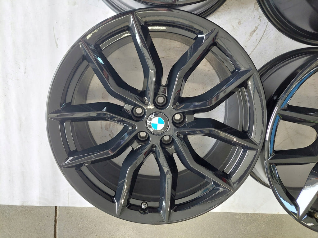 4x Alufelge 19 Zoll 9.0" 5x112 38ET Glanz Schwarz 6880685 BMW X5 G05 G06 FEL9785873968ei