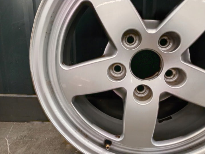 1x Alufelge 16 Zoll 7.0" 5x112 35ET Glanz Silber 8W0601025 Audi A4 Rim Wheel FEL6214347322zn