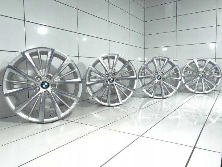 4x Alufelge 18 Zoll 8.0" 5x112 30ET Glanz Silber 6867339 BMW G32 G11 G12 FEL1433204630si