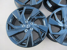 Load image into Gallery viewer, 4x Alufelge 17 Zoll 7.5" 5x108 44ET Glanz Schwarz 9843281580 Opel Astra L FEL8142736831ip