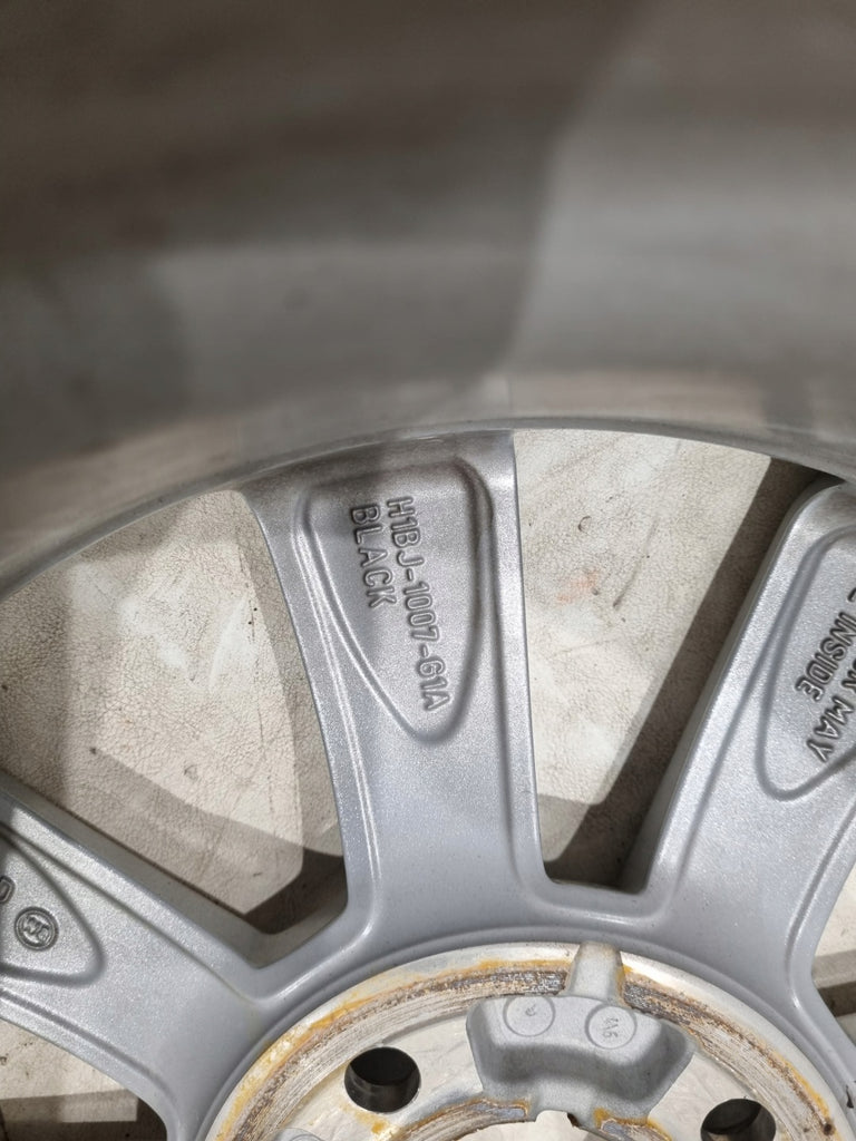1x Alufelge 16 Zoll 6.5" 4x108 47 5ET Glanz Silber H1BJ-1007-G1A Ford Fiesta I FEL8806790644rt
